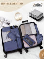 11-Piece Portable Travel Storage Bag Set - Easily Organize Your Clothes, Shoes, and Underwear - Perfect for Daily Trips, Business Trips, Home Storage, Suitable for Luggage and Suitcases, Travel Storage Bags with Packaging Slogans and Designs, Portable .... 