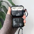 Hot Off Stylish Black Airpods Case Clear Case For Airpods 4 2 3 Pro 2 Generation Airpod Pro Cover Gift For Boyfriend Earphone. 