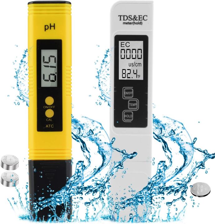 TDS Meter Digital Water Tester Digital 014 PH Meter Tester 09990ppm