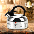 Kitchen Tool Gadgets Cooking Reminders Tools 60 Minutes Kitchen Timer Mechanical Timer Countdown Alarm Reminder Kettle Shape. 