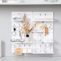 Pegboard Combination Kit, Pegboards and Accessories Modular Hanging for Wall Organizer, Crafts Organization Ornaments Display.