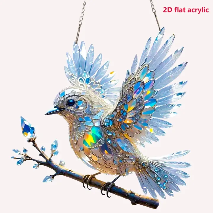 15cm%20Acrylic%20Magpie%20Bird%20Wall%20Hanging%202D%20Bird%20Hangings%20Pendant%20Ornament%20Home%20Art%20Dream%20Catcher%20Decoration%20Stained%20Window%20Hanging%20-%20Image%206