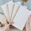 A5 Kraft Paper Cover Notebook Dot Matrix Grid Coil Book Office Notebook Student Exercise Book Spot Wholesale. 