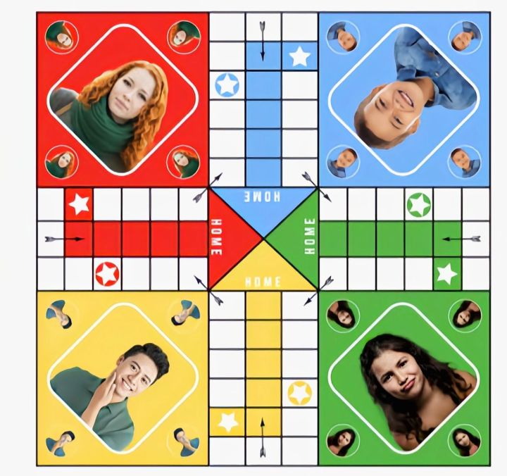 Custom Ludo Print in large size ( Pics Ludo, photo ludo)