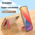 1/3PCS Mini Phone Holder Invisible Foldable Phone Stand Desktop Mount Material Holder Adjustable Angle For Cellphone Bracket.