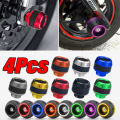 4Pcs Universal Motorcycle Wheel Protection Crash Pad Motorbike Crash Protectors Alloy Motocross Falling Front Fork Slider Cups.