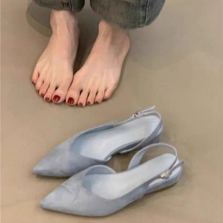 2026%20New%20Concise%20Pointed%20Toe%20Square%20Low%20Heels%20Women%20Sandals%20Elegant%20Slingbacks%20Banquet%20Party%20Mule%20Shoes%20-%20Image%203