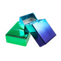 Punk Glitter Cigarette Case Gradient Color Smoke Cover Shiny ABS Portable Man Women Cigarette Box Lighter Cigarette Accessories. 