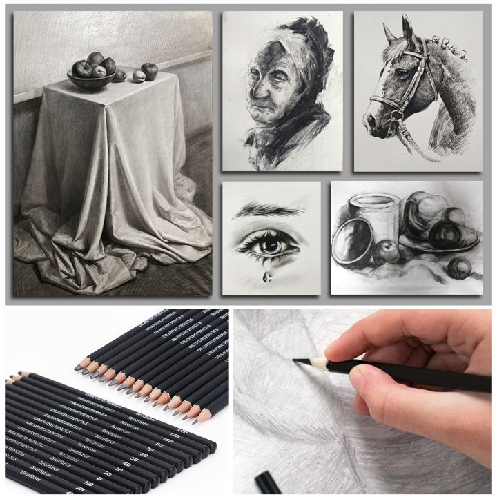 29Pcs%20Drawing%20Kit%20Sketching%20Pencils%20Set,Portable%20Pen%20Curtain-Charcoal%20Pencils,%20Sketch%20Pencils,%20Charcoal%20Stick,Sharpener,Eraser%20-%20Image%206