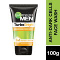 Indian product Skin care Garnier Men Turbo Bright face wash used for male - 100 ml. 