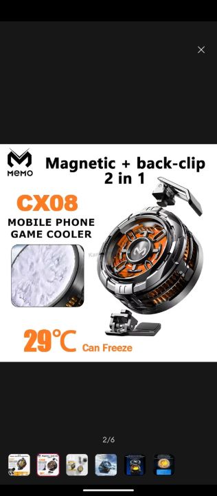 Memo%20GT31%20CX07,%20CX08%20Magnetic%20Phone%20Cooler%20Portable%20Phone%20Semiconductor%20Radiator%20Rapid%20Fast%20Cooling%20Phone%20Cooler%20for%20Mobile%20Gaming%20Video%20Streaming%20Phone%20Fan%20For%20Playing%20Games%20Watching%20Videos%20Phone%20Cooler%20for%20Pubg%20-%20Image%206