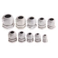 10Pcs Waterproof Cable Gland Cable Entry IP68 PG7 for 3-6.5mm PG9 PG11 PG13.5 PG16 PG19/21 White Black Nylon Plastic Connector. 