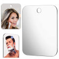 1pcs Acrylic Mirror With Wall Suction Shower Mirror For Man Shaving Women Makeup Portable Travel Bathroom Accessories.
