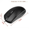 USB Optical Wired Mouse Laptop Home Office Mouse Anti Slip Roller 3D 1200DPI Game Mause Computer Accessories For PC Desktop.