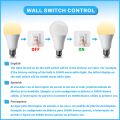 RGB Smart LED Bulb Dimmable Tuya Gu10 C37 A60 T37 E14 E27 B22 Light Wifi Magic Lamp AC 110V 220V Works with Alexa  Home lightify. 