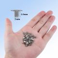 50PCS M.2 SSD Screw Kit with Screwdriver NVMe SSD Screws for PC Laptop Repair Phillips Flat Head Stainless Steel.