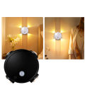 Smart RGB Gradient Night Light Magnetic Motion Sensor Rechargeable Wall Lamp for Bedroom Bathroom Closet Garden Home Decor. 