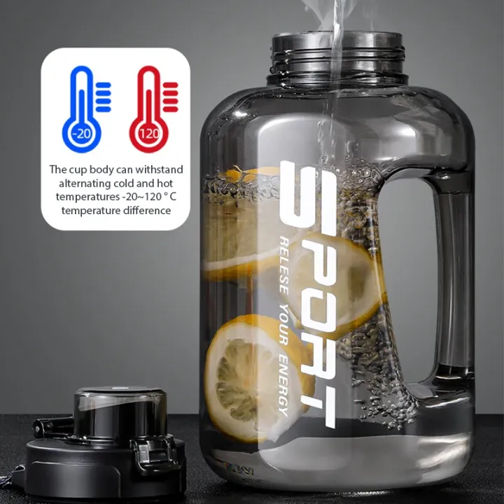 1.2L/1.7L%20Large%20Capacity%20Ton%20Bucket%20Water%20Bottle%20Large%20Belly%20Cup%20Fitness%20Sports%20Water%20Bottle%20Portable%20Plastic%20Space%20Cup%20-%20Image%204