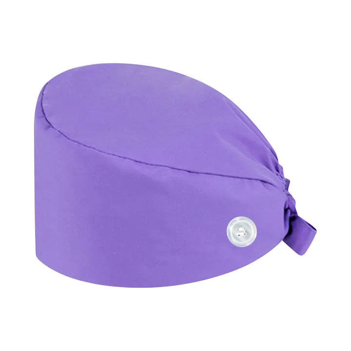 Nurse%20Solid%20Color%20Hat%20Surgical%20Cap%20Operating%20Room%20Hat%20Female%20Doctor%20Hats%20Stomatology%20Button%20Cap%20Dustproof%20ICU%20Nurse%20Hat%20-%20Image%205