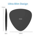 Auckly 10W Qi Fast Wireless Charging Pad [6mm Ultra Slim] with Anti-Slip Mat. 