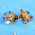 1PC Mini Sea Turtle Model Resin Aquarium Fish Tank Home Landscape Ornaments Decoration Accessories Fine Workmanship Layout Prop.