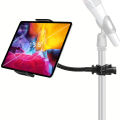 M2 Flexible Tablet Holder for Microphone Stand Music Stand Compatible with 4.7 to 13.5 Inch Tablets and Smartphones. 