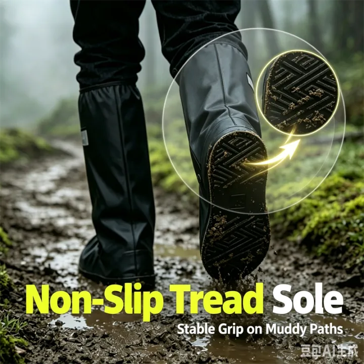 S-XXL%20High%20Tube%20Waterproof%20Anti-Slip%20Rain%20Boot%20Shoes%20Cover%20Cycling%20Hiking%20Reusable%20Rain%20Snow%20Overshoes%20Shoes%20Pant%20Protectors%20-%20Image%205