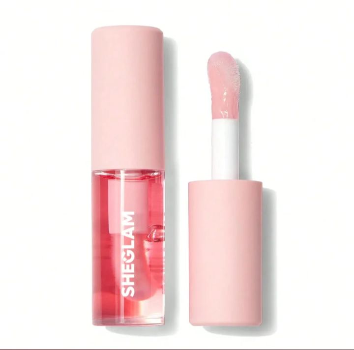 SHEGLAM Jelly Wow Hydrating Lip Oil-Grapefruit Glow Moisturizing Clear Lip... each