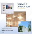 5 Meter Curtain Spring Wire with Free Hooks - Durable, Easy to Install, for Home Decor. 