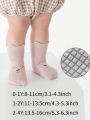 5 Pairs of Baby Floor Socks for All Seasons Kidsren's Non-Slip Baby Toddler Socks Soft Bottom Indoor Cute Boys and Girls Socks.