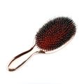 1pc Luxury Gold and Silver Color Boar Bristle Paddle Hair Brush Oval Hair Brush Anti Static Hair Comb Hairdressing Massage Comb.