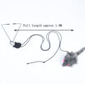 Hanging door mouse teasing cat stick elastic clip door swing hanging jumping toy cat relief pet supplies.