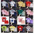 📣Children's clothing set size 90-110 K code short sleeve shirt + short sleeve baby clothing. 