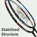 2 Player Badminton Racket Set - Including 1 Badminton Bag/2 Rackets/2 Badminton/2 Grip. 