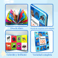 Montessori Spanish Learning Book — Helps Identify Animals and Build Vocabulary (Preschool ). 