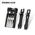 RIDERACE Bicycle Hex Spoke Wrench Foldable Multi Function Repair Tool Kit MTB Chain Cutter Mountain Road Cycle Bike Screwdriver. 