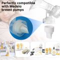 Replacement Duckbill Valves Compatible with Medela Symphony Breast Pump, Silicone Pump Parts Accessories, BPA Free, White.