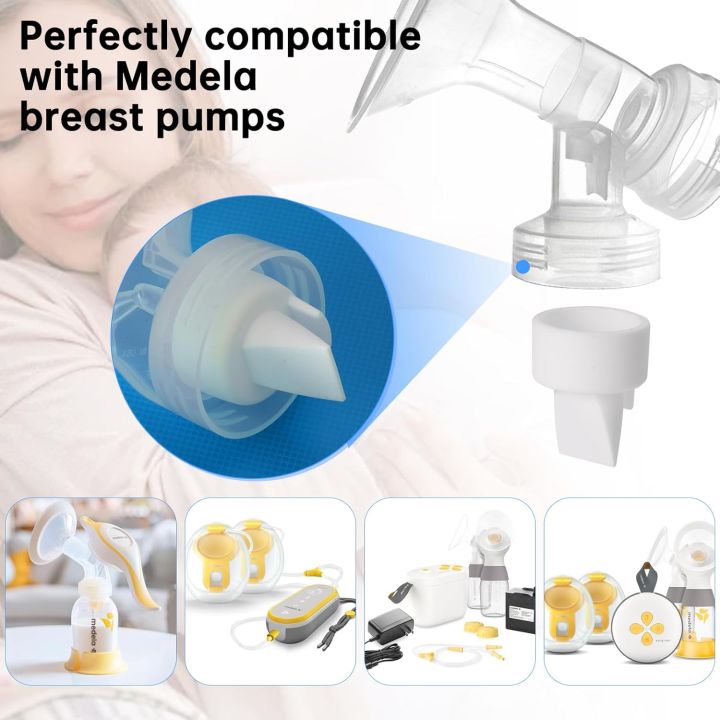 Replacement%20Duckbill%20Valves%20Compatible%20with%20Medela%20Symphony%20Breast%20Pump,%20Silicone%20Pump%20Parts%20Accessories,%20BPA%20Free,%20White%20-%20Image%204