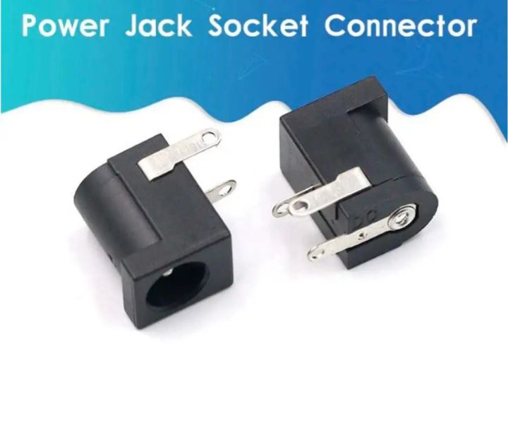 5 Pcs Female DC Power Jack Connector Mount 2.1mm x 5.5mm 3 Pin DC005 DC Female Connector Socket - DC socket