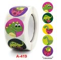 1 Roll of 500 reward stickers, morale stickers for scrapbooking, homework or children's star grid.. 