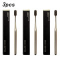 1/2/4/8Piece Toothbrush Gold Silver Toothbrush Adult Toothbrush Medium Hard Mane Elegant Shining Toothbrush. 