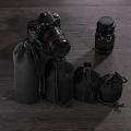 1pcs Camera Lens Bag Photography Lens Pouch Neoprene Waterproof Backpack Drawstring Protector Case for Most Digital SLR Camera. 