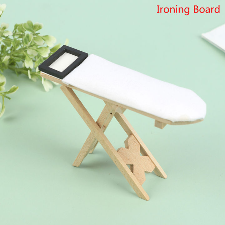 1:12%20Dollhouse%20Miniature%20Wooden%20Ironing%20Board%20Mini%20Flat%20Iron%20Furniture%20Model%20Sewing%20Life%20Scene%20Decor%20Toy%20Micro%20Scene%20Props%20-%20Image%206