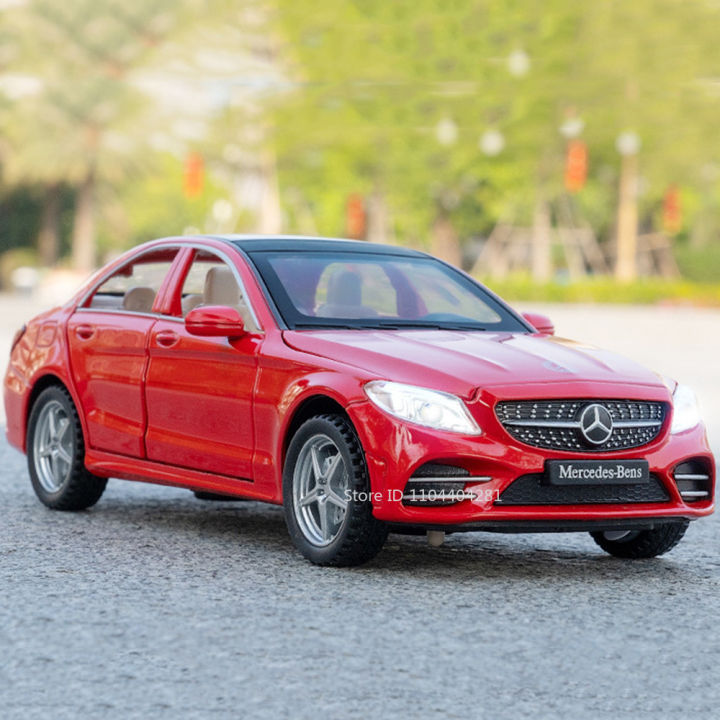 1:32%20C260L%20E300L%20Alloy%20Diecast%20Model%20Toy%20Car%206%20Doors%20Opened%20Sound%20Light%20Pull%20Back%20Rubber%20Tires%20Miniature%20Vehice%20for%20Kids%20Present%20-%20Image%206