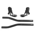 Handlebar Aluminum Alloy Rest TT Bars Arm Relaxation Rest Split Vice Cycling Bike Rest Handlebar for Bicycle Bike Long Distance.