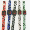 LED sports watch block personality children's jam tangan Elektronik led modern and colorful. 