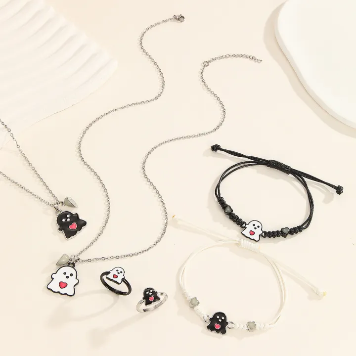 6-Piece%20Set%20Luminous%20Heart%20&%20Cute%20Cartoon%20Elf%20Pendants%20Couple%20Necklace%20Ring%20Bracelet%20Women's%20Fashion%20Jewelry%20Set%20-%20Image%205