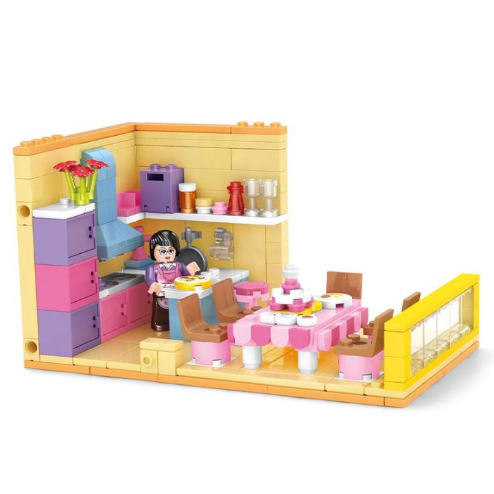 COGO%20Kids%20Pink%20Girls%201422%20PCS%20Multifunctional%206%20in%201%20Joyful%20Villa%20house%20Lego%20bricks%20building%20blocks%20Kids%20Toys%20-%20Image%203