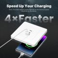 MOES Star Ring Series 65W Fast Charging Wall Outlet PD3.0 Electrical Charger GaN Socket 3 Ports Type-C USB A OverTemp Protection. 