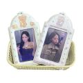 Cute Bear Bunny Cat PVC Card Holder Versatile School Meal Card Idol Photocard Storage Display Ins Style.